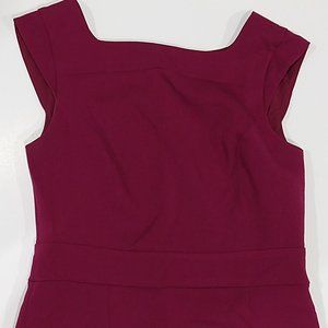 The Limited Midi Dress in Rich Burgundy